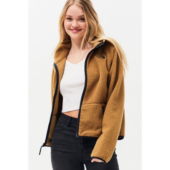 The North Face Jackets Coats The North Face Dunraven Sherpa Crop Jacket L Nwt Poshmark